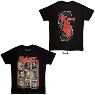 Slipknot T-Shirt: New Masks (Back Print)