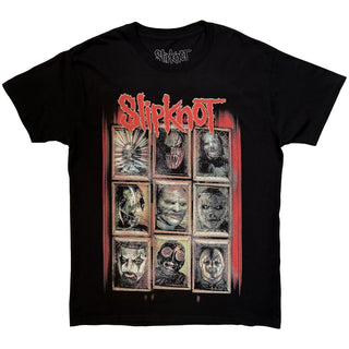 Slipknot T-Shirt: New Masks (Back Print)