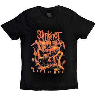 Slipknot T-Shirt: Live at MSG Orange (Back Print)