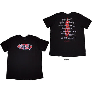 Slipknot Unisex T-Shirt: F It All (Back Print)