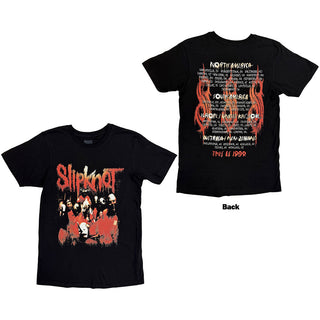 Slipknot T-Shirt: North American Tour '99 (Black) (Back Print)