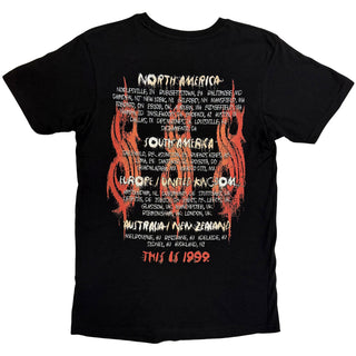 Slipknot T-Shirt: North American Tour '99 (Black) (Back Print)
