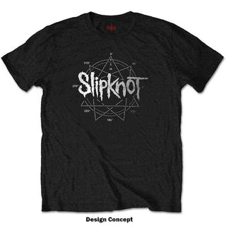 Slipknot Embellished T-Shirt: Logo Star (Diamante)