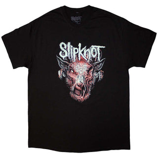 Slipknot Unisex T-Shirt: Infected Goat (Black) (Back Print)