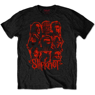 Slipknot T-Shirt: WANYK Red Patch (Back Print)