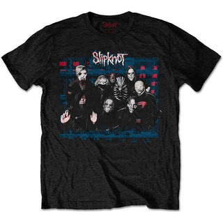 Slipknot T-Shirt: WANYK Glitch Group (Back Print)