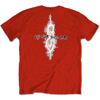 Slipknot T-Shirt: 23rd Anniversary Don't Ever Judge Me (Back & Sleeve Print)