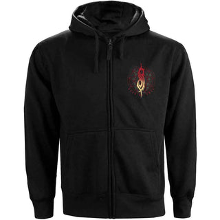 Slipknot Zipped Hoodie: Burn Me Away (Back Print)