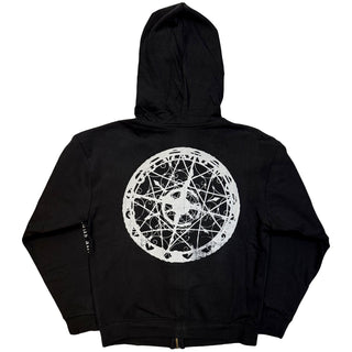 Slipknot Zipped Hoodie: Subliminal Verses (Black) (Back Print)