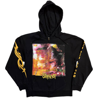 Slipknot Zipped Hoodie: The End, So Far Tracklist (Black) (Back Print)