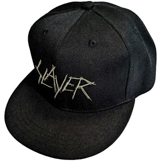 Slayer Snapback Cap: Scratchy Logo