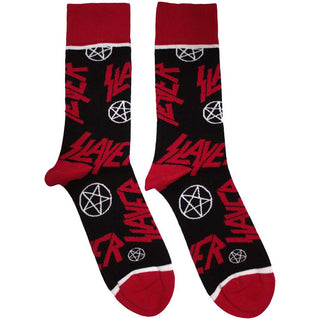 Slayer Unisex Ankle Socks: Logos and Pentegrams