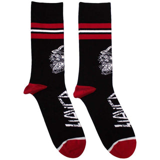 Slayer Unisex Ankle Socks: Skull Helmet