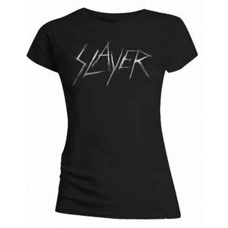 Slayer Ladies T-Shirt: Scratchy Logo