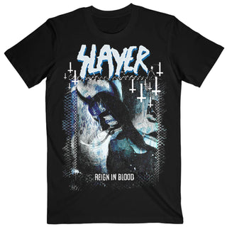 Slayer T-Shirt: Horned Cool Tone Reign In Blood (Black)