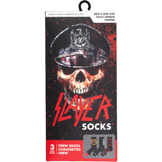 Slayer Sock Gift Box: Logos (Black) (UK Size 6.5 - 11)