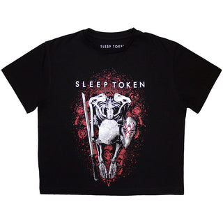 Sleep Token Ladies Crop Top: The Love You Want (Black)