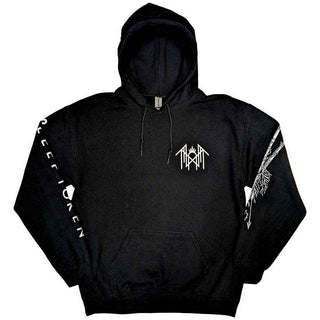 Sleep Token Unisex Pullover Hoodie: Trinity (Black) (Back Print & Sleeve Print)