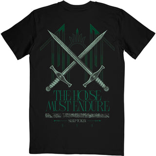 Sleep Token T-Shirt: The House Must Endure (Black) (Back Print)