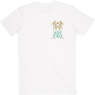 Sleep Token T-Shirt: The House Must Endure (White) (Back Print)