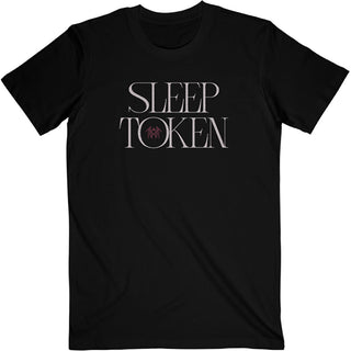 Sleep Token T-Shirt: Flamingo Circle (Black) (Back Print)