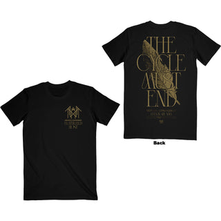 Sleep Token T-Shirt: The Cycle Must End (Black) (Back Print)