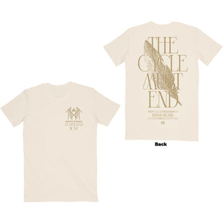 Sleep Token T-Shirt: The Cycle Must End (Natural) (Back Print)
