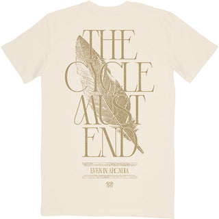 Sleep Token T-Shirt: The Cycle Must End (Natural) (Back Print)