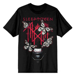 Sleep Token T-Shirt: Rhys Logo Face (Black)