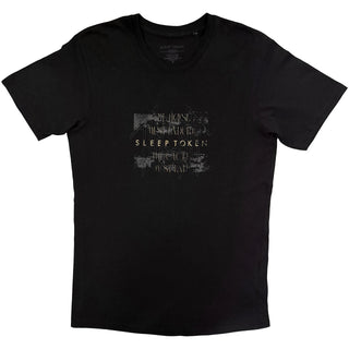 Sleep Token T-Shirt: Even In Arcadia Squares (Black) (Back Print)