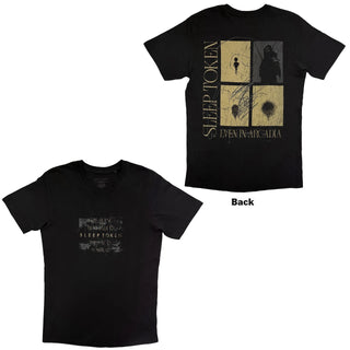 Sleep Token T-Shirt: Even In Arcadia Squares (Black) (Back Print)