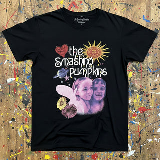 The Smashing Pumpkins Unisex Premium Carbon T-Shirt: Celestial Collage (Black)