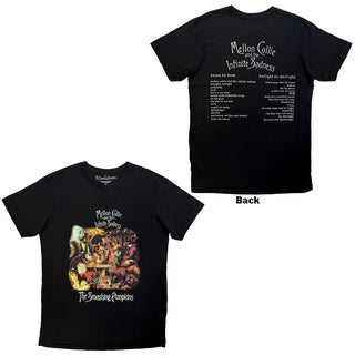 The Smashing Pumpkins Carbon T-Shirt: Mellon Collie Animals (Black) (Back Print)