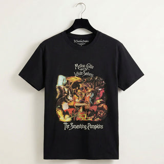 The Smashing Pumpkins Carbon T-Shirt: Mellon Collie Animals (Black) (Back Print)