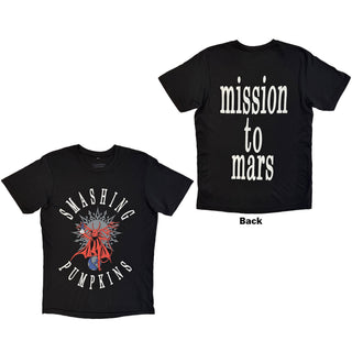 The Smashing Pumpkins Premium Carbon T-Shirt: Mission To Mars (Black) (Back Print)