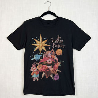 The Smashing Pumpkins Premium Carbon T-Shirt: Celestial Collage (Black) (Back Print)