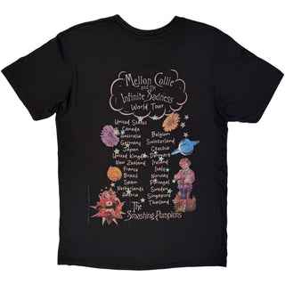 The Smashing Pumpkins Premium Carbon T-Shirt: Celestial Collage (Black) (Back Print)