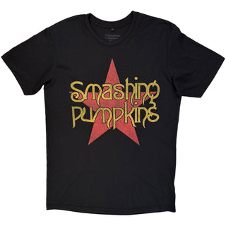The Smashing Pumpkins Premium Carbon T-Shirt: Rock Invasion (Black) (Back Print)