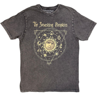 The Smashing Pumpkins Stone Wash T-Shirt: Celestial Sun