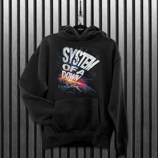 System Of A Down Pullover Hoodie: Admat Tour '26 (Black) (Back Print & Ex-Tour)