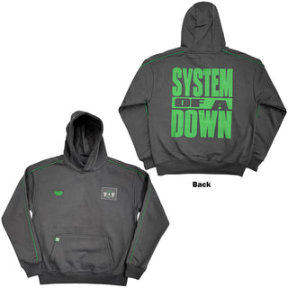 System Of A Down Pullover Hoodie: Warsaw Event Tour '26 (Grey) (Back Print & Ex-Tour)