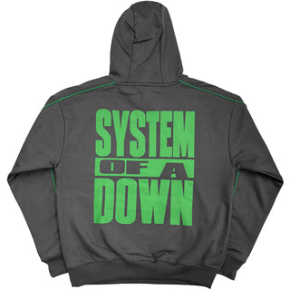 System Of A Down Pullover Hoodie: Warsaw Event Tour '26 (Grey) (Back Print & Ex-Tour)