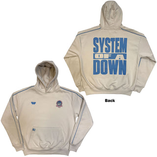System Of A Down Pullover Hoodie: Milan Event Tour '26 (Natural) (Back Print & Ex-Tour)