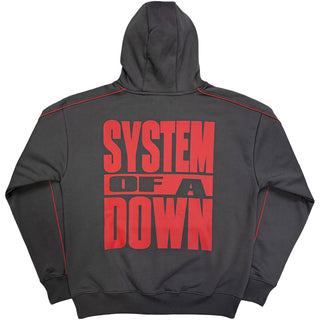 System Of A Down Pullover Hoodie: Berlin Event Tour '26 (Grey) (Back Print & Ex-Tour)