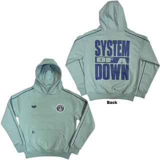 System Of A Down Pullover Hoodie: Stockholm Event Tour '26 (Light Blue) (Back Print & Ex-Tour)