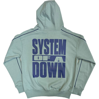System Of A Down Pullover Hoodie: Stockholm Event Tour '26 (Light Blue) (Back Print & Ex-Tour)