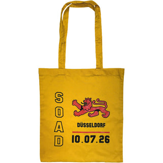 System Of A Down Tote Bag: Dusseldorf Event Tour '26 (Yellow) (Ex-Tour)
