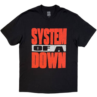 System Of A Down T-Shirt: Map Backprint Tour '26 (Black) (Back Print & Ex-Tour)