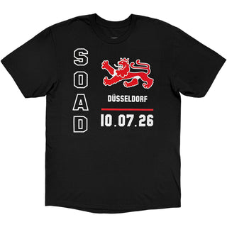 System Of A Down T-Shirt: Dusseldorf Event Tour '26 (Black) (Ex-Tour)