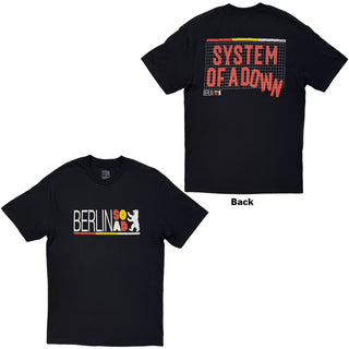 System Of A Down T-Shirt: Berlin Event Tour '26 (Black) (Back Print & Ex-Tour)